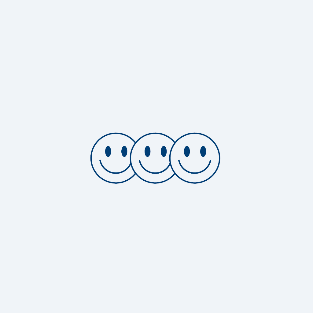 emoji senyum tiga kali lipat